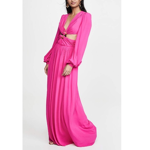 PatBo neon cutout gown - Picture 4 of 8